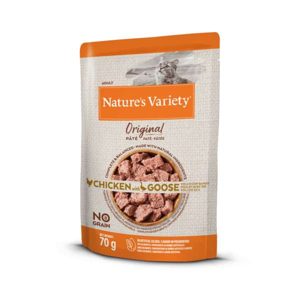 Nature's Variety Wet Original Cat  (vištiena, žąsiena) 70 g - Image 1