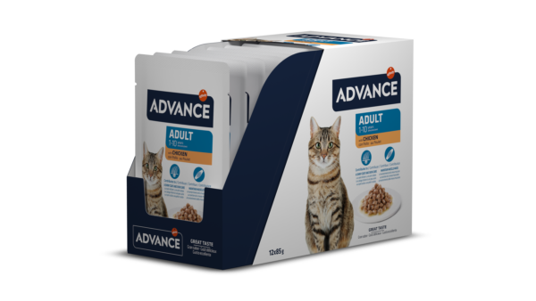 Advance AC Wet Adult Chicken 85G*12vnt - Image 1