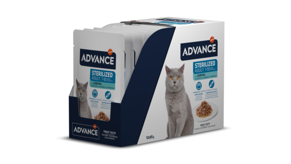 Advance AC Wet  Sterilized Codfish  85G*12vnt - Image 1