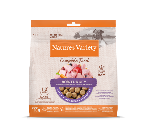 Nature's Variety Completed Mini (kalakutiena) 120 g - Image 1