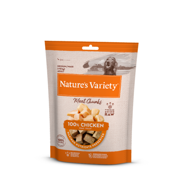 Nature's Variety Meat Chunks (vištiena) 50 g - Image 1