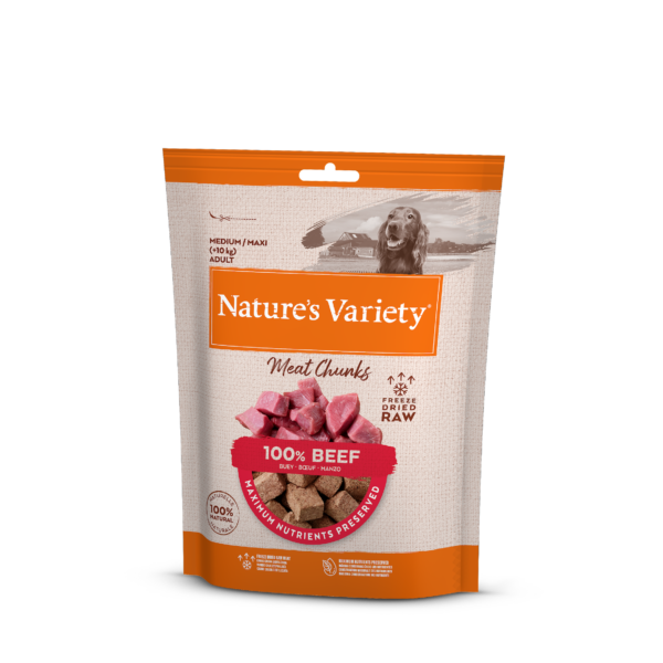 Nature's Variety Meat Chunks (jautiena) 50 g - Image 1