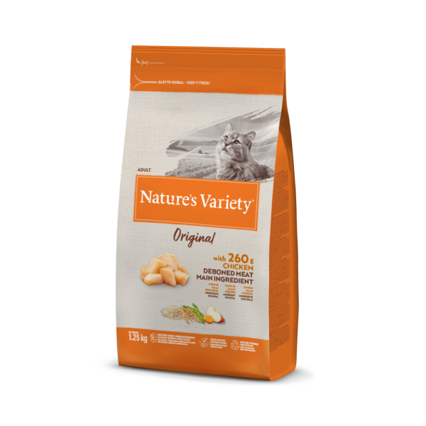 Nature's Variety Original Adult Cat (vištiena) 1,25 kg - Image 1