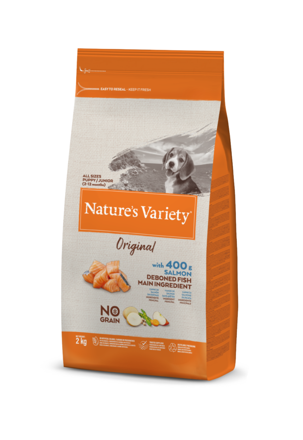 Nature's Variety Original Puppy-Junior (lašiša) 2 kg - Image 1