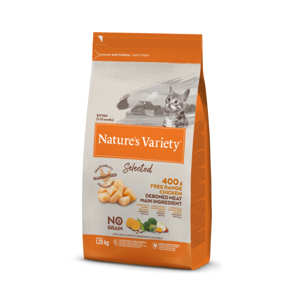 Nature's Variety Selected Kitten (vištiena) 1,25 kg - Image 1