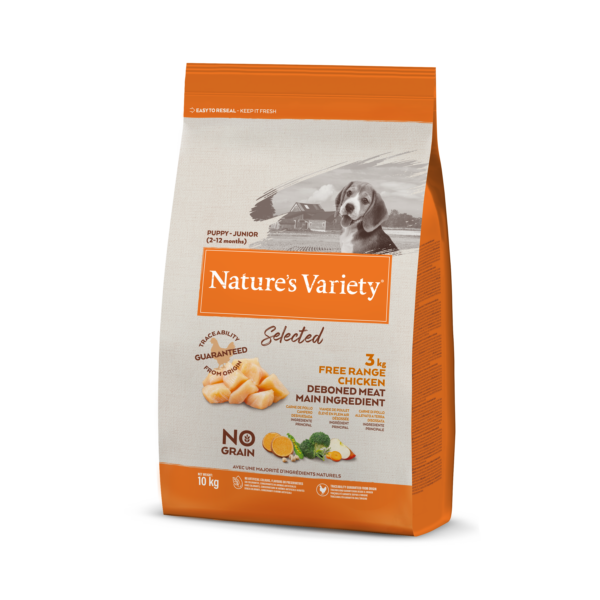 Nature's Variety Selected Puppy-Junior (vištiena) 10 kg - Image 1
