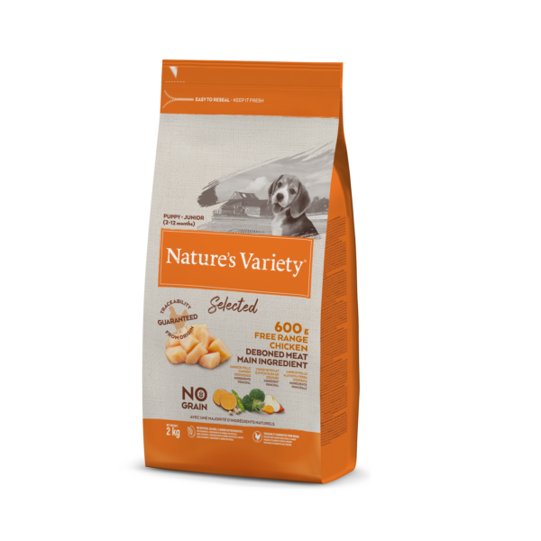 Nature's Variety Selected Puppy-Junior (vištiena) 2 kg - Image 1