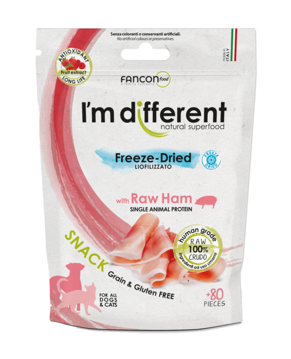I'm Different Diff Snack Raw Ham (kumpis) 40 g - Image 1
