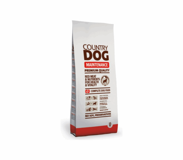 Country Dog Maintenance sausas maistas šunims 15 kg - Image 1