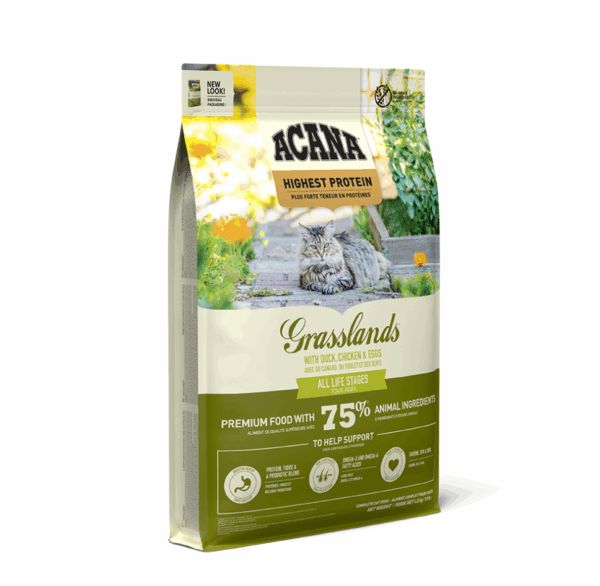 Acana Grasslands Cat sausas maistas katėms 4,5 kg - Image 1