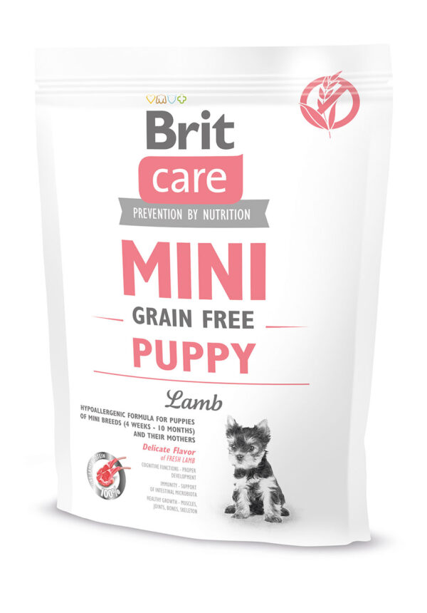 Brit Care Mini Puppy Lamb sausas maistas mažų veislių šuniukams 400 g - Image 1