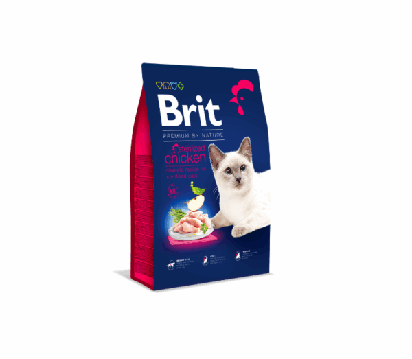 Brit Premium by Nature Cat Sterilized sausas maistas katėms 1,5kg - Image 1