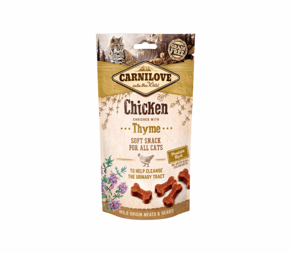 Carnilove Cat skanėstas Chicken enriched with Thyme 50g - Image 1