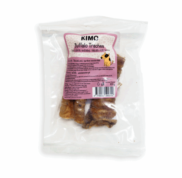 Kimo skanėstas džiovintas buivolų trachėjos 100 g - Image 1