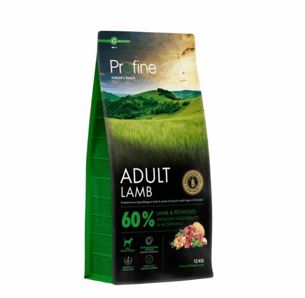 Profine Adult Lamb sausas maistas šunims su ėriena 12 kg - Image 1