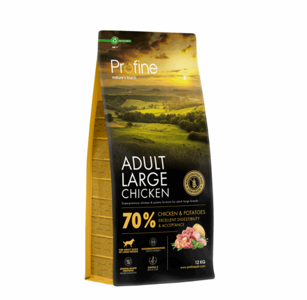 Profine Adult Large Breed Chicken sausas maistas didelių veislių šunims su vištiena 12 kg - Image 1