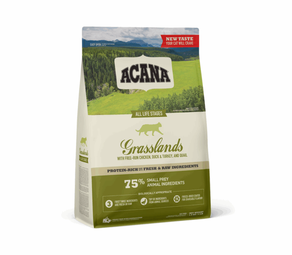 Acana Grasslands Cat sausas maistas katėms 1,8 kg - Image 1