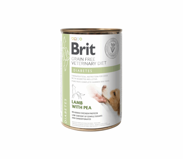Brit GF Veterinary Diets konservai šunims Diabetes 400 g - Image 1