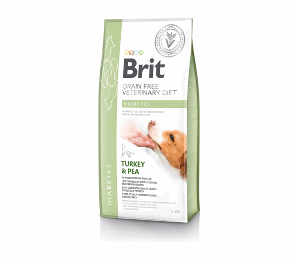 Brit GF Veterinary Diets Dog Diabetes sausas maistas šunims 2 kg - Image 1