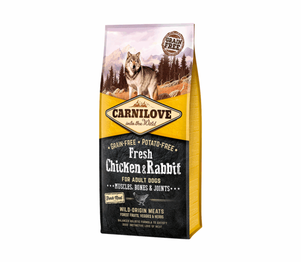 Carnilove Fresh Chicken & Rabbit for Adult sausas maistas šunims 1,5 kg - Image 1