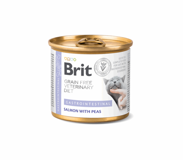 Brit GF Veterinary Diets konservai katėms Gastrointestinal 200 g - Image 1