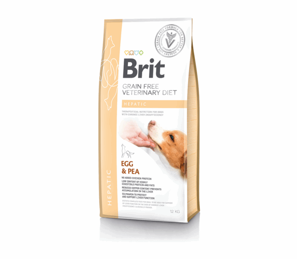 Brit GF Veterinary Diets Dog Hepatic sausas maistas šunims 2 kg - Image 1