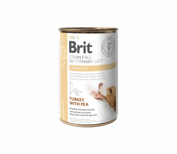 Brit GF Veterinary Diets konservai šunims Hepatic 400 g - Image 1