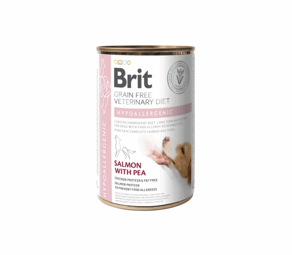 Brit GF Veterinary Diets konservai šunims Hypoallergenic 400 g - Image 1