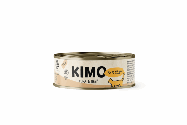 Kimo Tuna & Beef konservai katėms su tunu ir jautiena 70g - Image 1