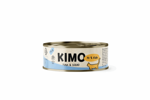 Kimo Tuna & Squid konservai katėms su tunu ir kalmarais 70g - Image 1