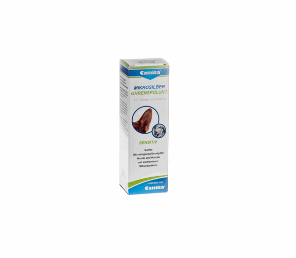 Canina ausų valiklis šunims ir katėms Canina Mikrosilber 100ml - Image 1
