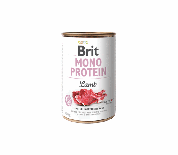 Brit Care konservai šunims Mono Protein Lamb 400 g - Image 1