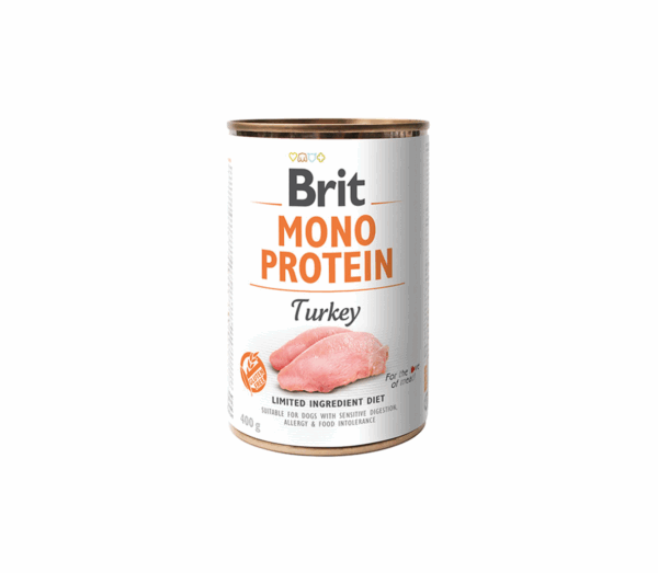 Brit Care konservai šunims Mono Protein Turkey 400 g - Image 1