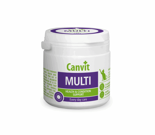 Canvit Multi tabletės katėms N100 100g - Image 1