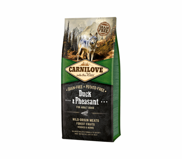 Carnilove Duck & Pheasant for Adult sausas maistas šunims 12 kg - Image 1
