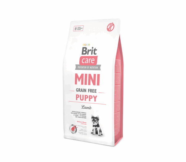 Brit Care Mini Puppy Lamb sausas maistas mažų veislių šuniukams 2 kg - Image 1