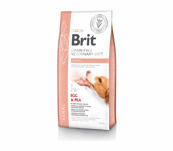 Brit GF Veterinary Diets Dog Renal sausas maistas šunims 2 kg - Image 1