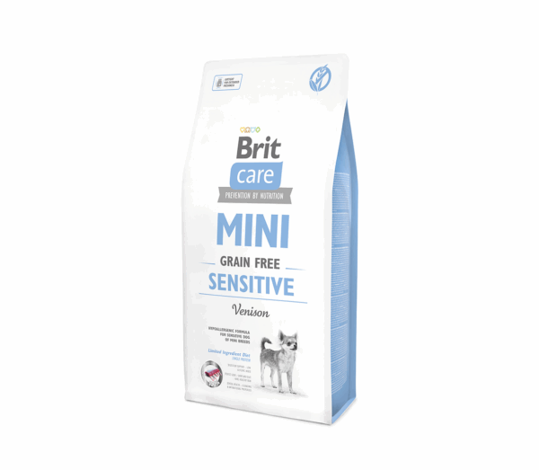 Brit Care Mini Sensitive sausas maistas mažų veislių šunims 2 kg - Image 1