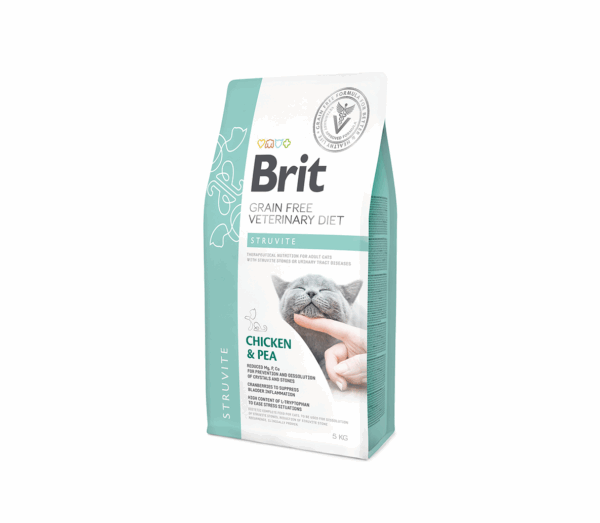 Brit GF Veterinary Diets Cat Struvite sausas maistas katėms 5 kg - Image 1