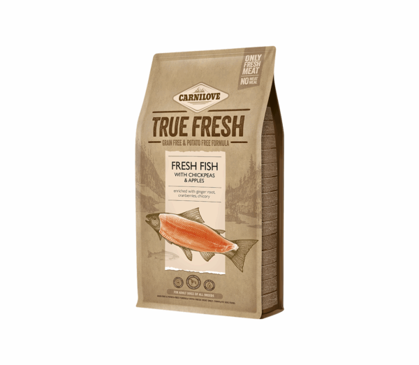 Carnilove True Fresh Fish sausas maistas šunims su žuvimi 11,4 kg - Image 1