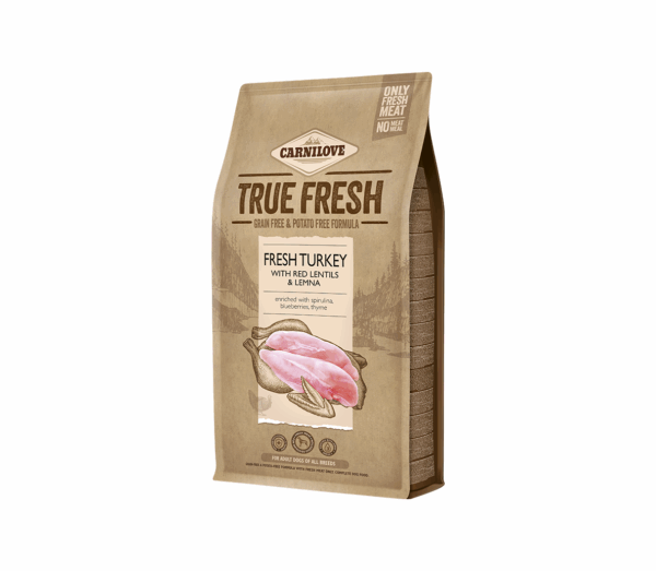 Carnilove True Fresh Turkey sausas maistas šunims su kalakutiena 4 kg - Image 1