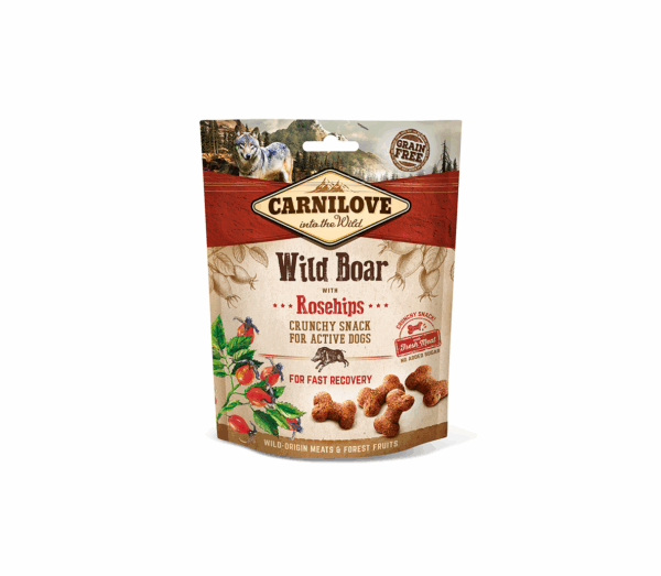 Carnilove Dog skanėstas Wild Boar with Rosehips with fresh meat 200 g - Image 1
