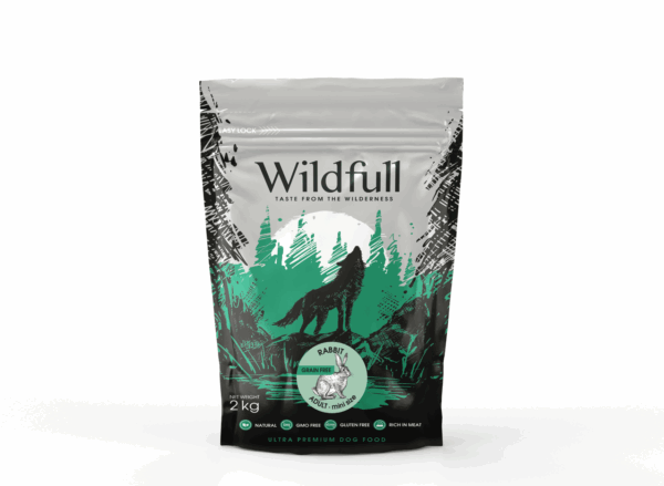 Wildfull Dog Rabbit Mini sausas maistas šunims 2 kg - Image 1