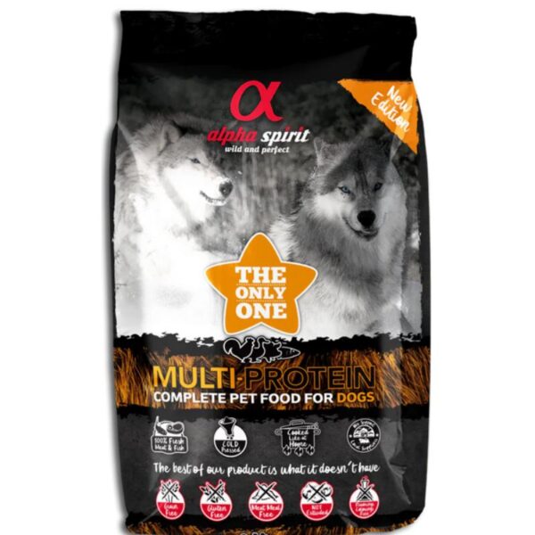 ALPHA SPIRIT MULTIPROTEIN drėgnas multi pašaras šunims 3kg - Image 1