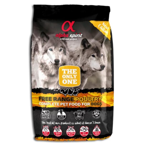 ALPHA SPIRIT POULTRY pašaras šunims su paukštiena 3kg - Image 1