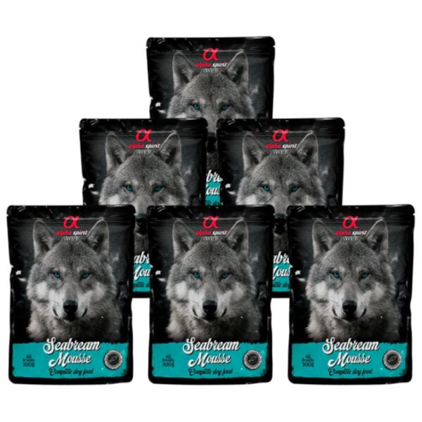 ALPHA SPIRIT WET putėsiai šunims su dorada 300g 6vnt (12) - Image 1