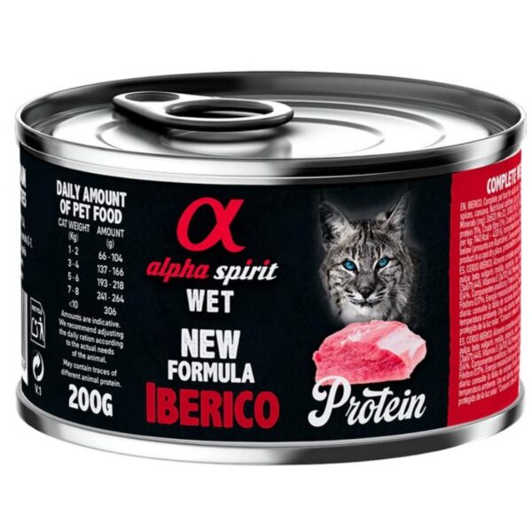 A/S WET Iberico konservas katėms su kiauliena 200g 6vnt - Image 1