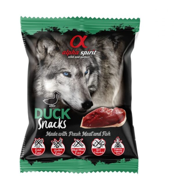 ALPHA SPIRIT SNACKS DOG skanėstai šunims su antiena 50g - Image 1